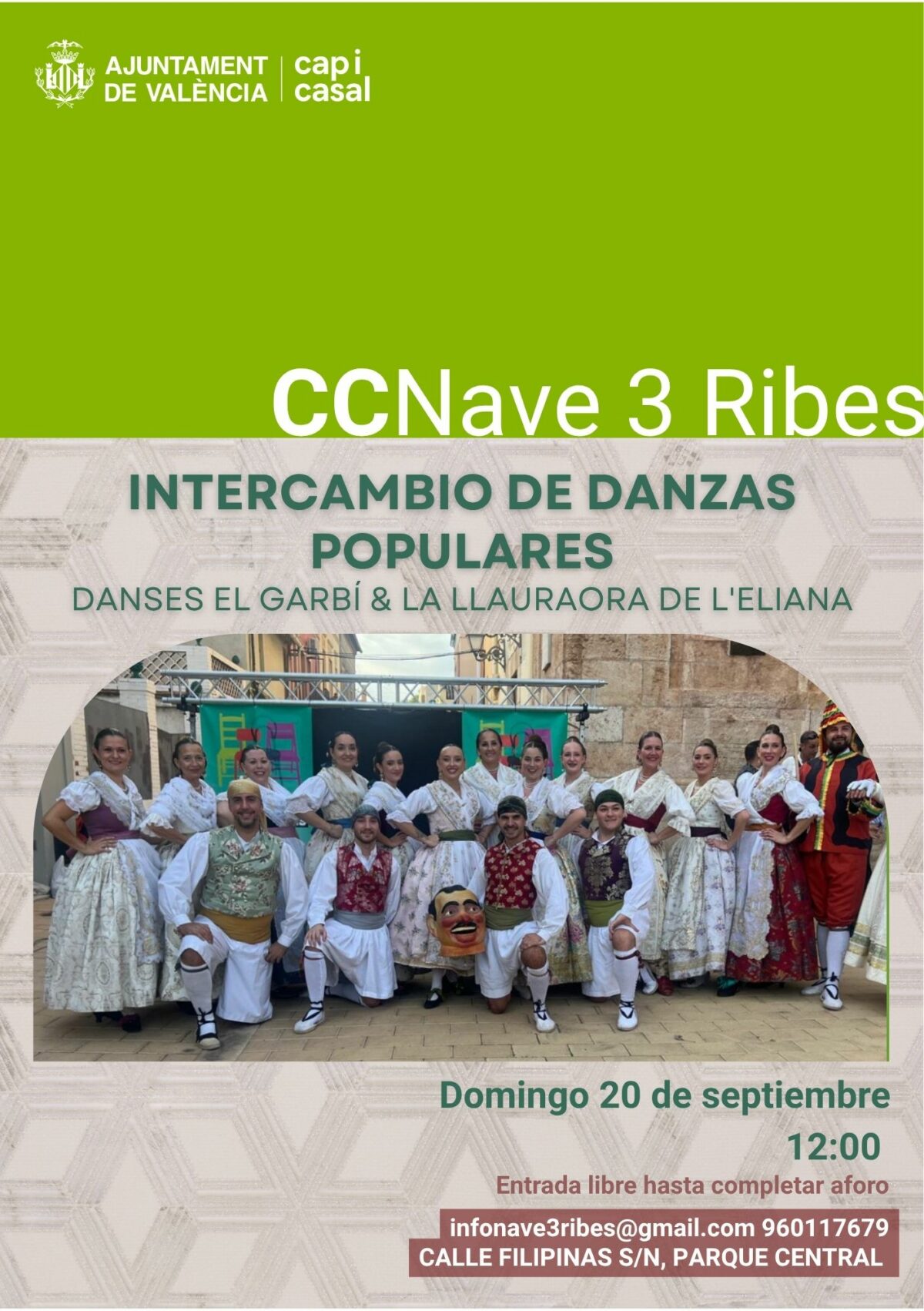 Intercanvi de Danses Populars al CC Nave3 Ribes