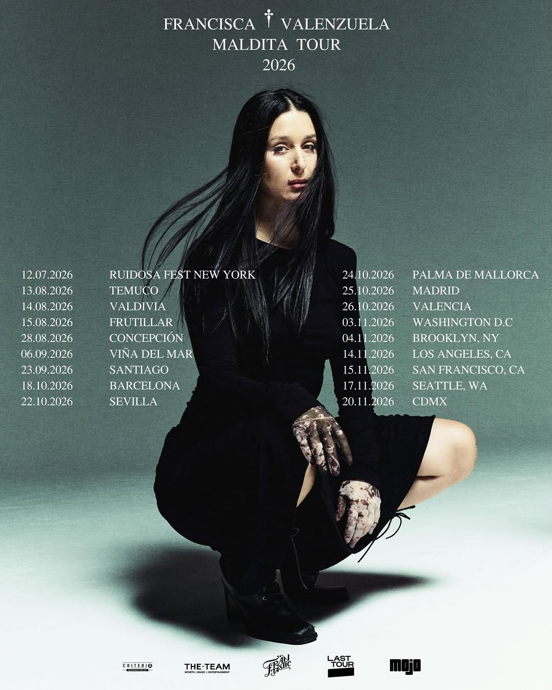 Francisca Valenzuela a Loco Club: Maldita Tour 2026